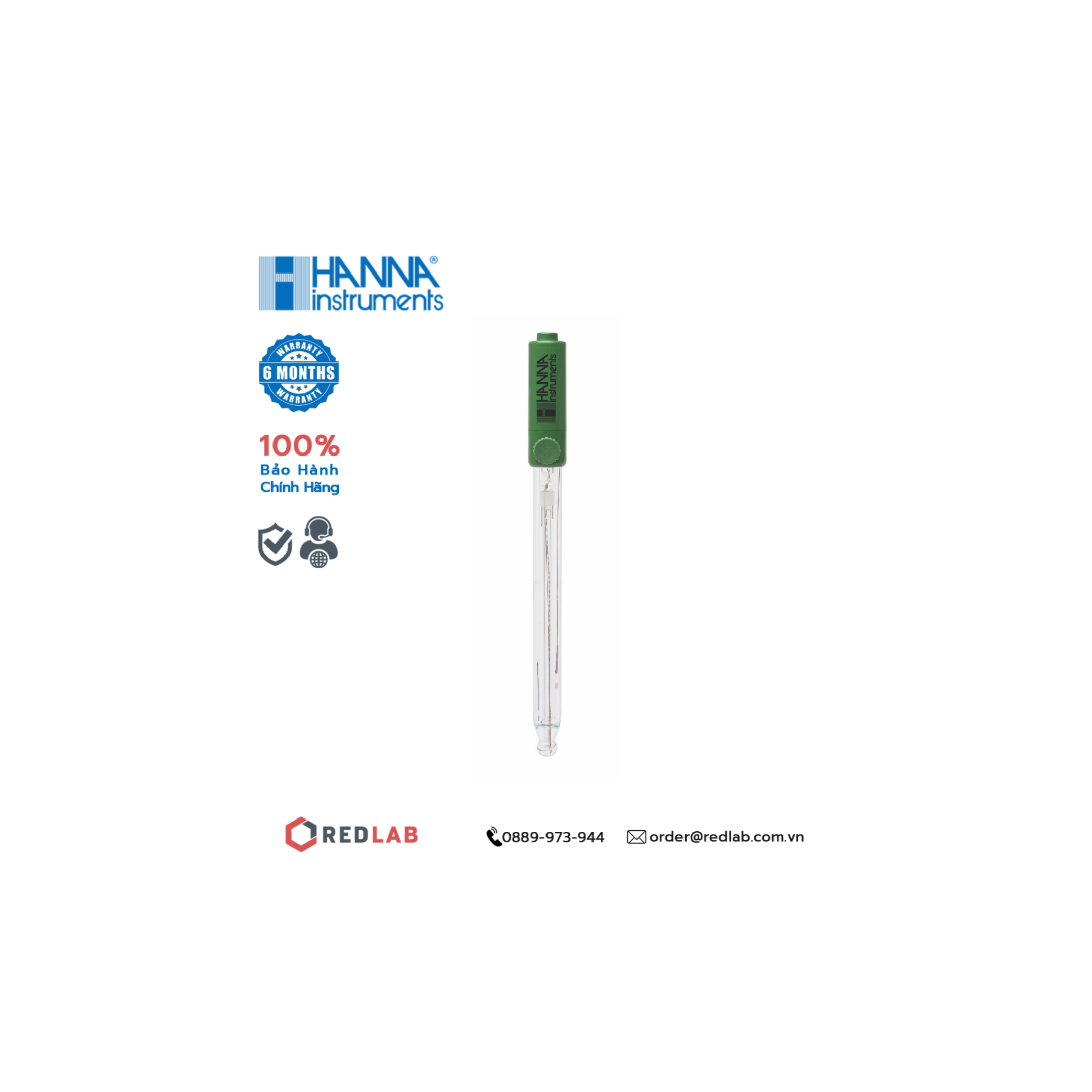 TOP 5 ĐIỆN CỰC ĐO pH/ NHIỆT ĐỘ/ EC/ TDS HÃNG HANNA HIỆU NĂNG CAO