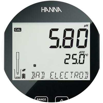 Sensor Check - máy đo pH DO EC HANNA HI2030-02 - REDLAB 11