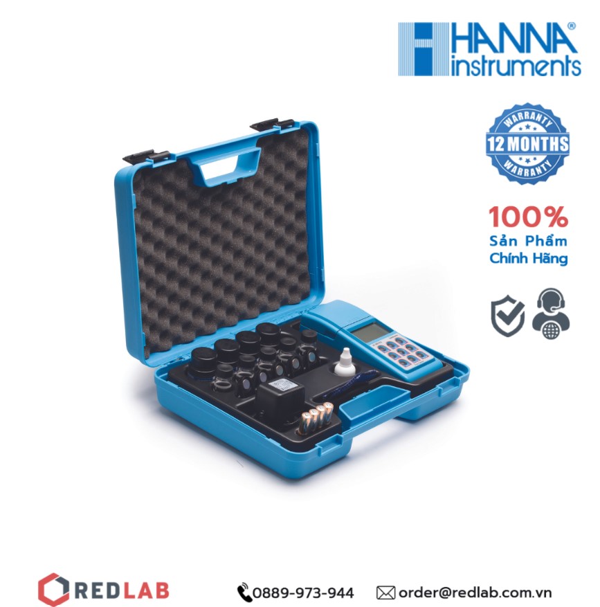 Máy đo độ đục cầm tay Hanna theo tiêu chuẩn EPA HI98703-02 full