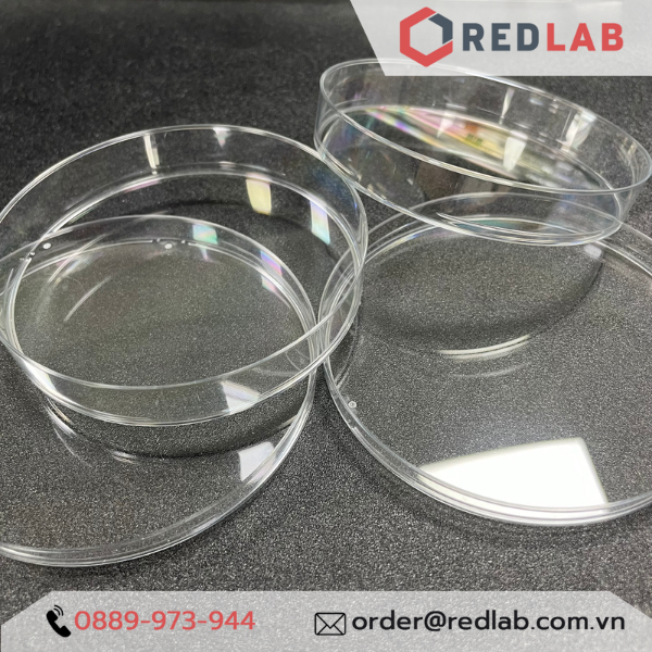 đĩa petri nhựa - dụng cụ thiết yếu phòng thí nghiệm - REDLAB
