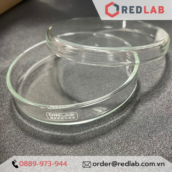 đĩa petri thủy tinh - dụng cụ thiết yếu phòng thí nghiệm - REDLAB